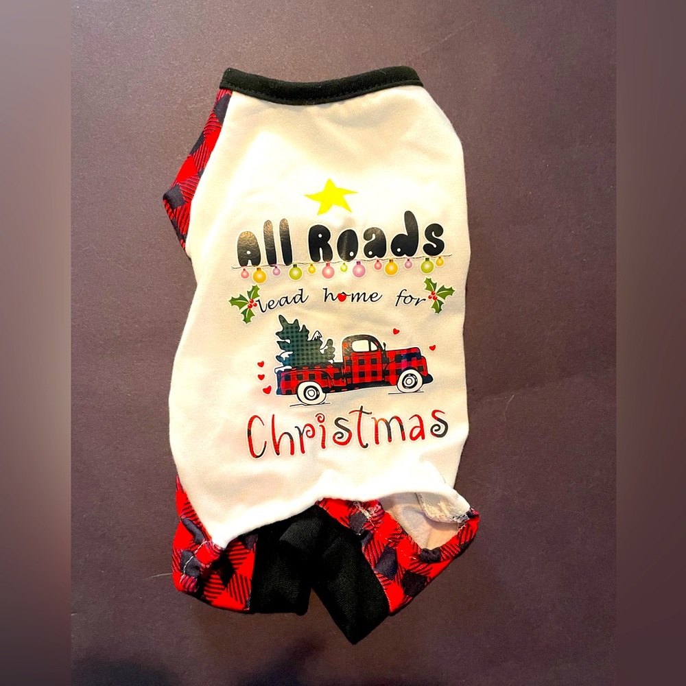 Dog Christmas onesie size Xsmall  BNWT